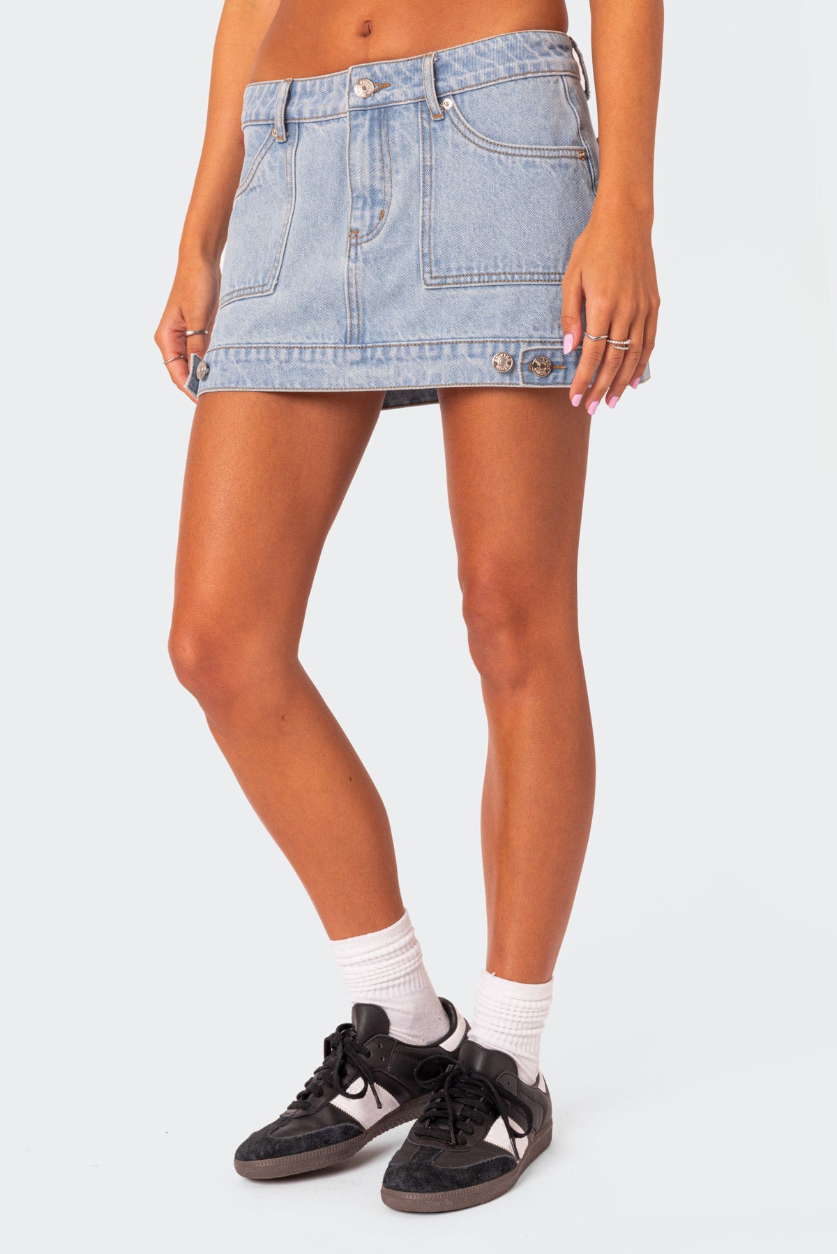 Foxx Denim Mini Skirt