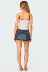 Kate Denim Micro Skort