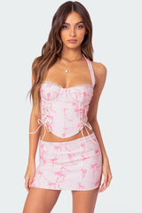 Makayla Printed Corset