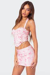 Makayla Printed Corset