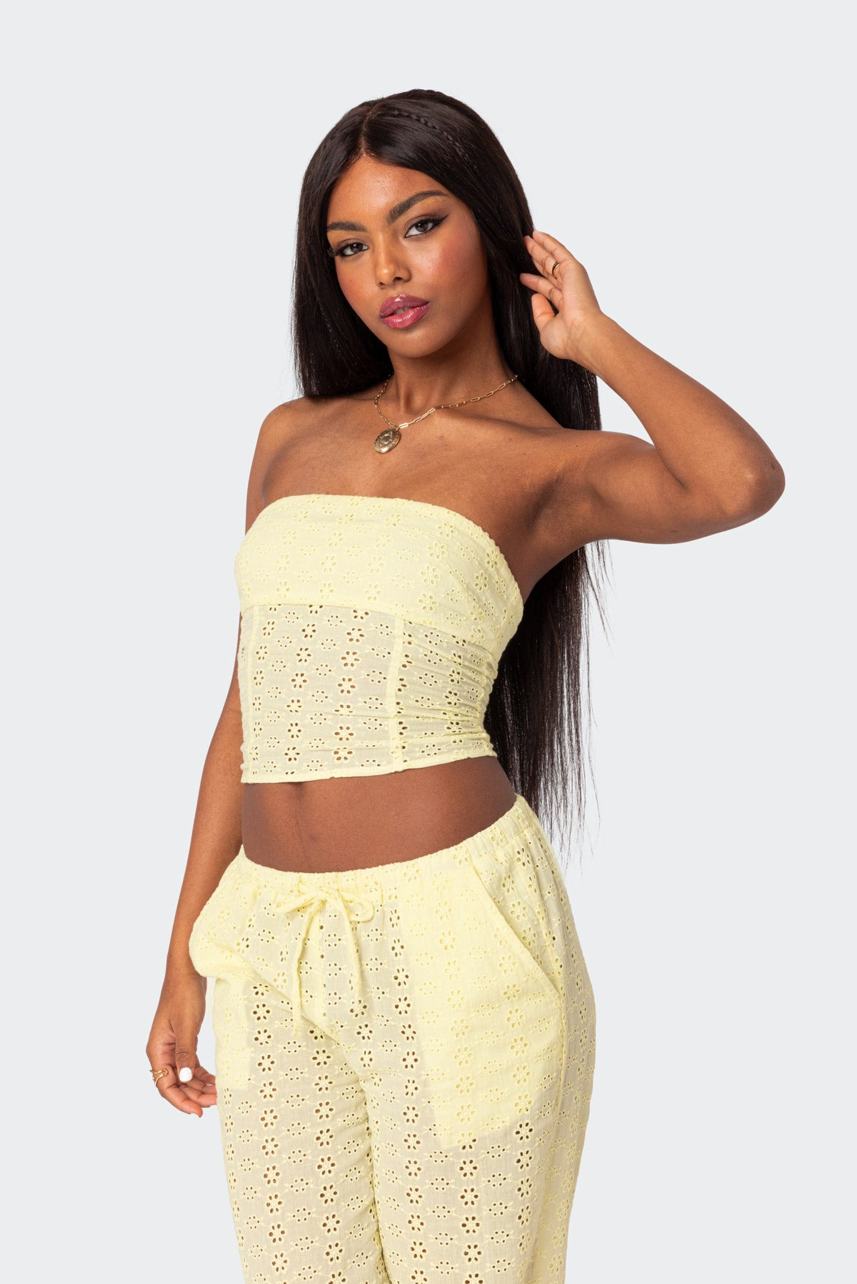 Lemon Lacey Cotton Corset