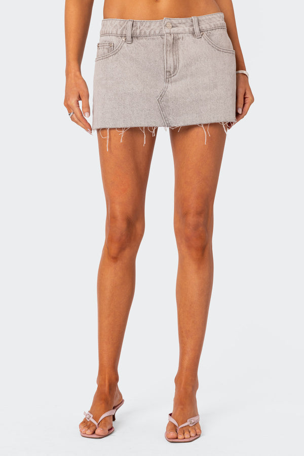 Micah Denim Mini Skirt