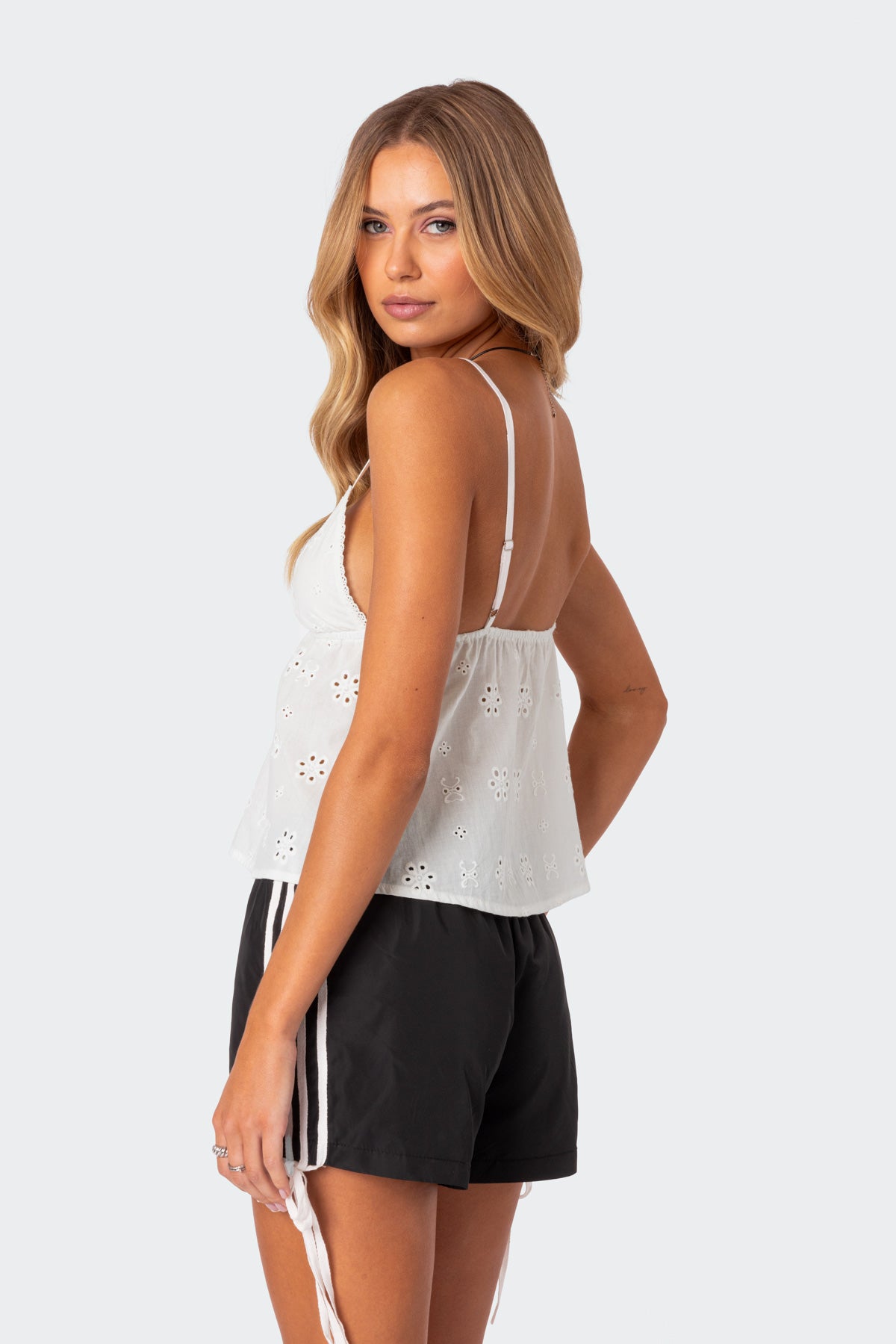 Emilie Eyelet Tank Top