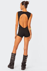 Brynley Open Back Romper