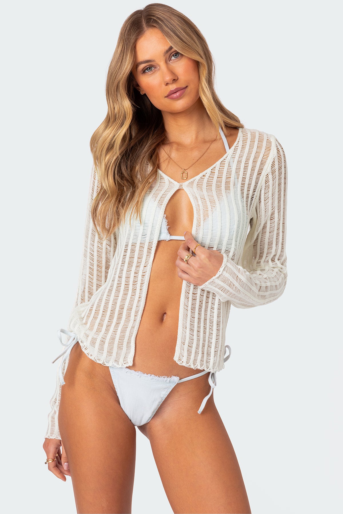 Cayla Sheer Knit Top