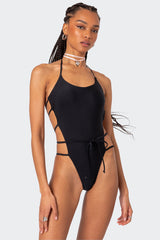 Strappy One Piece Swimsuit