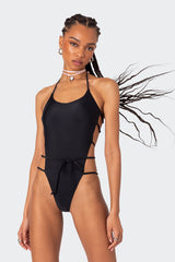 Strappy One Piece Swimsuit