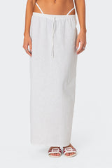 Rayla Linen Look Maxi Skirt