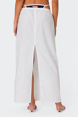 Rayla Linen Look Maxi Skirt