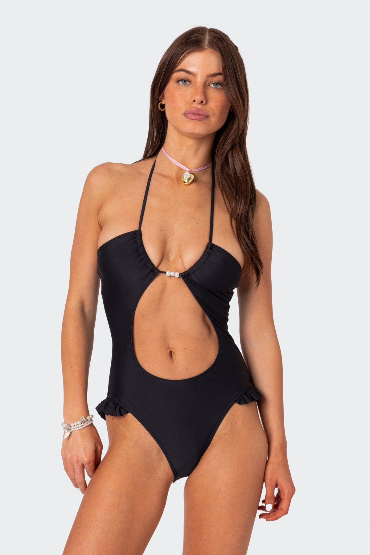 Nea Cut Out One Piece Swimsuit