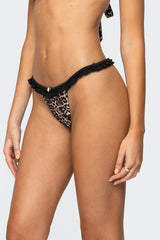 Deeva Leopard Bikini Bottom