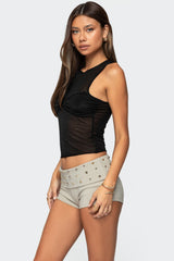 Erica Sheer Gathered Top