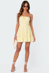 Liora Lacey Cotton Mini Dress