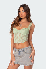 Amaya Sheer Lace Corset