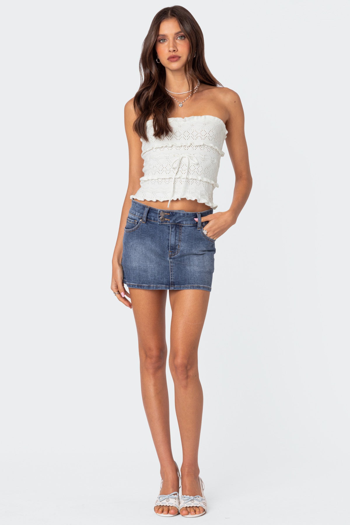 Cecily Strapless Knit Top