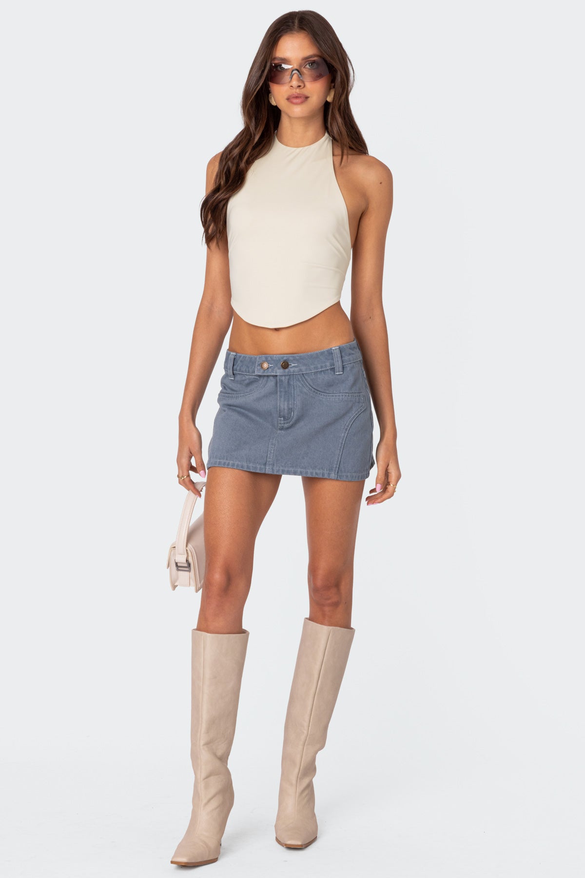 Louisa Denim Mini Skirt