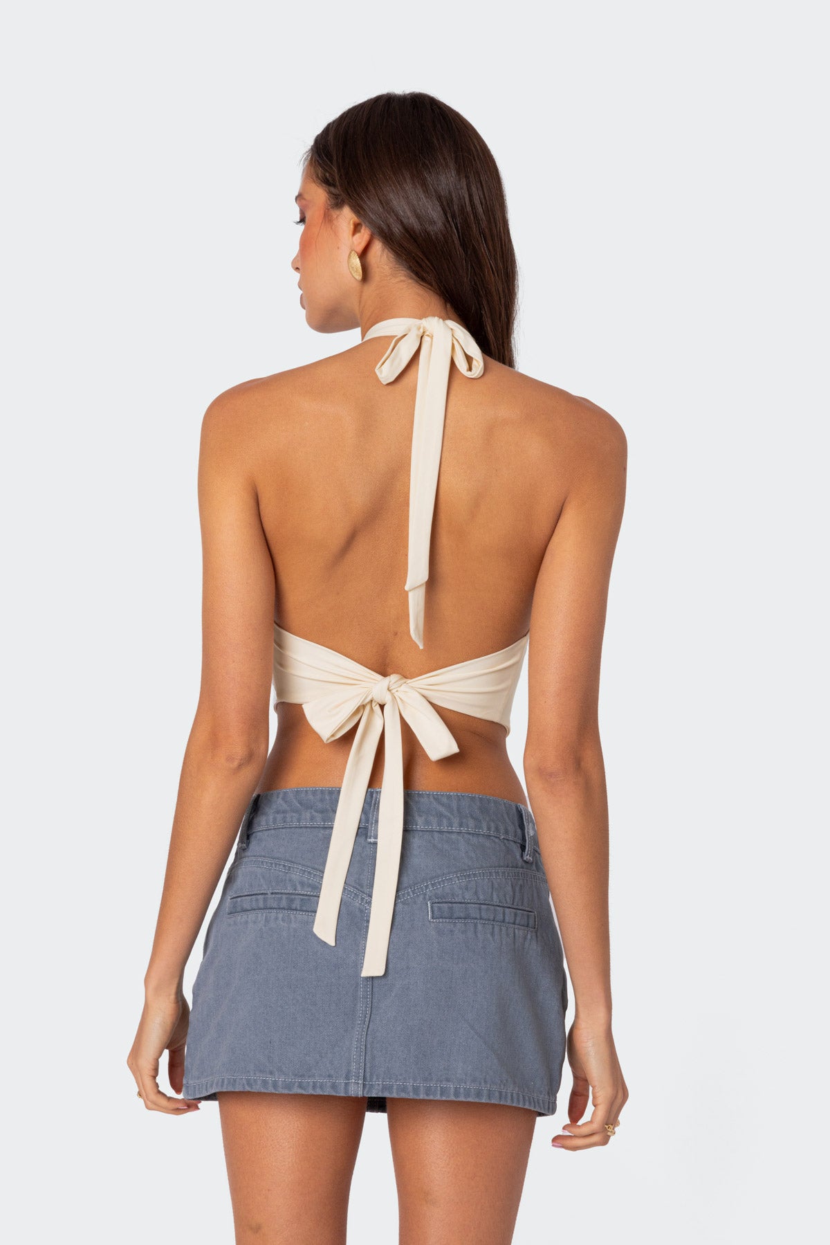 Raine Curved Halter Top