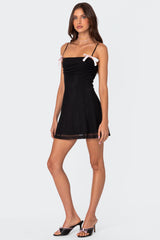 Anette Mesh Mini Dress