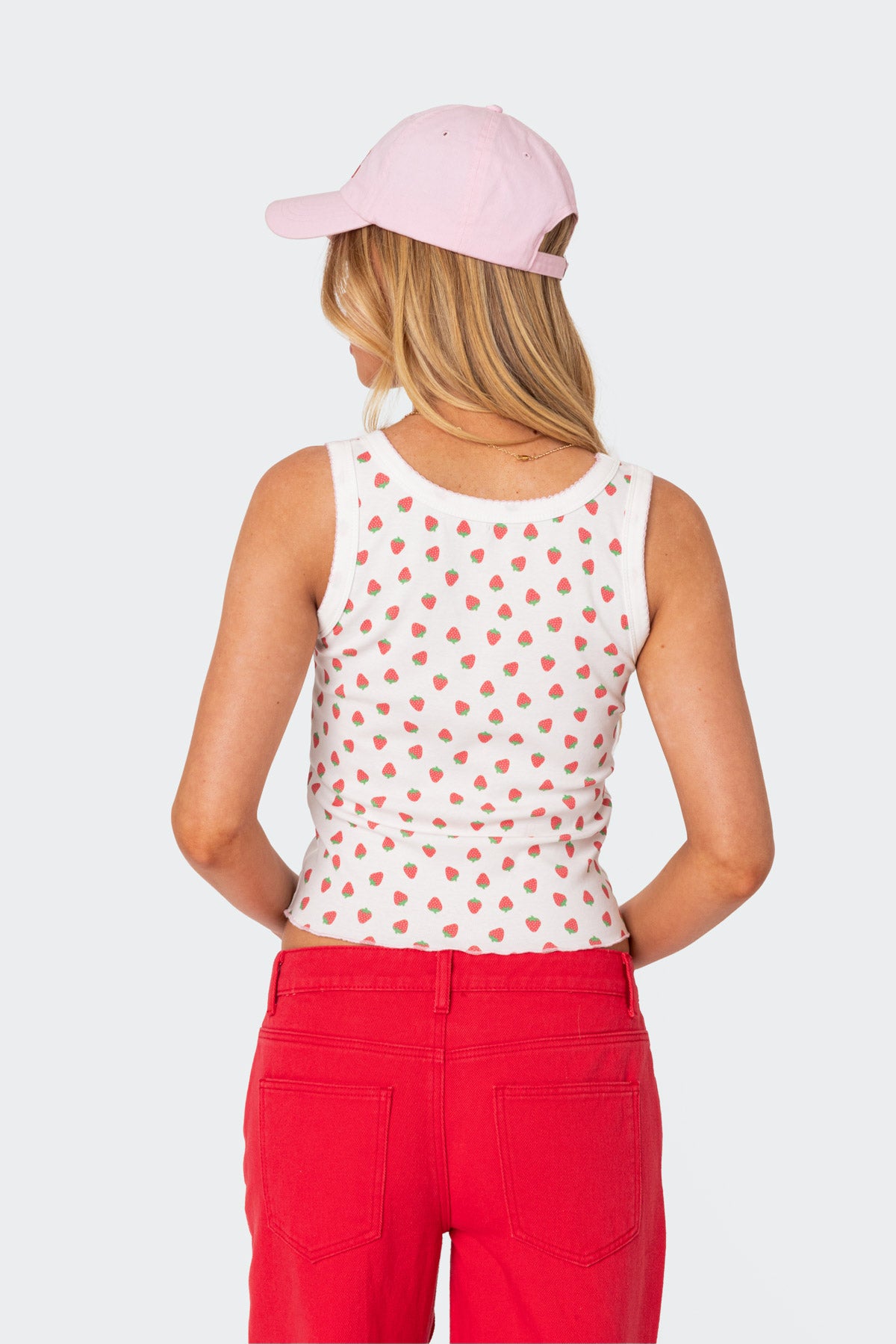 Berry Cool Printed Tank Top