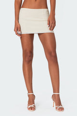 Thora Woven Mini Skirt