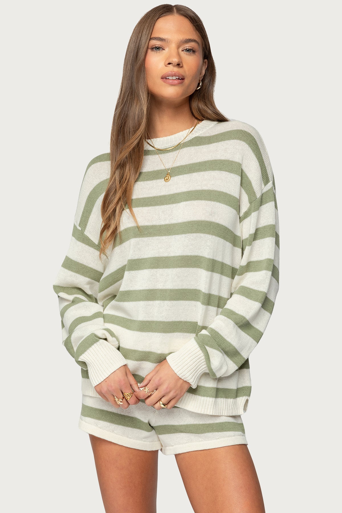 Amaris Oversized Striped Sweater