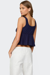 Alesia Tie Front Tank Top