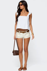 Viviana Linen Look Top