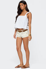 Viviana Linen Look Top