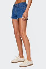 Birdy Low Rise Denim Shorts