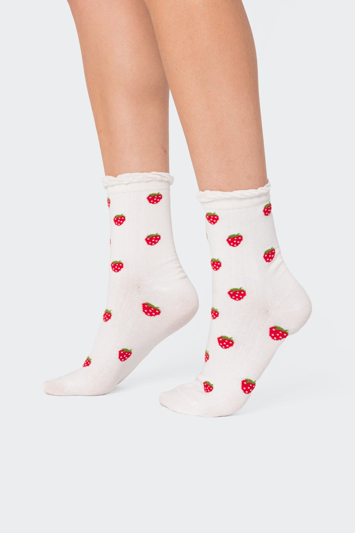 Strawberry Frill Socks