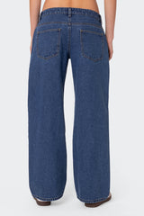 Petite Raelynn Washed Low Rise Jeans