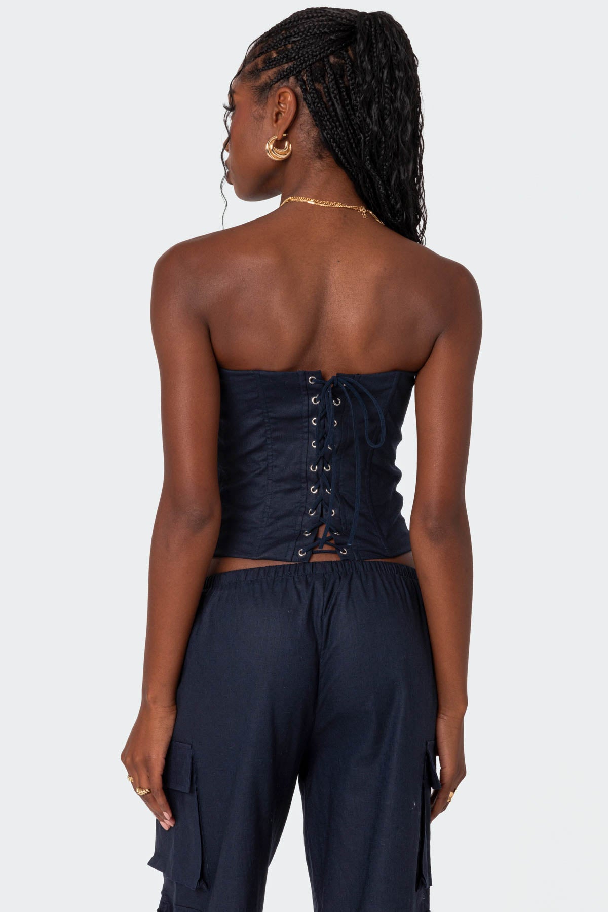 Bristol Linen Look Corset