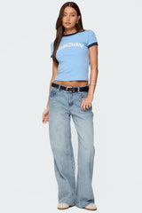 Ery Mid Rise Baggy Jeans