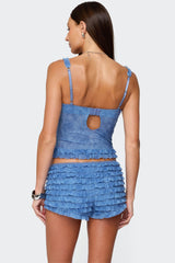 Shailee Ruffled Bra Top