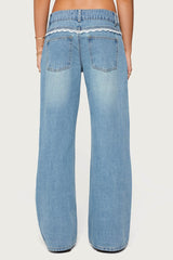 Alisha Lacey Low Rise Baggy Jeans
