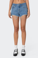 Fern Mid Rise Denim Shorts