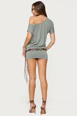 Sevie Off Shoulder Mini Dress