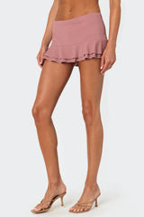 Kobi Ruffled Mini Skort