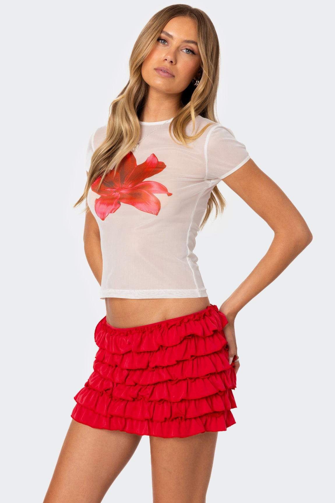 Aloha Sheer Mesh T Shirt