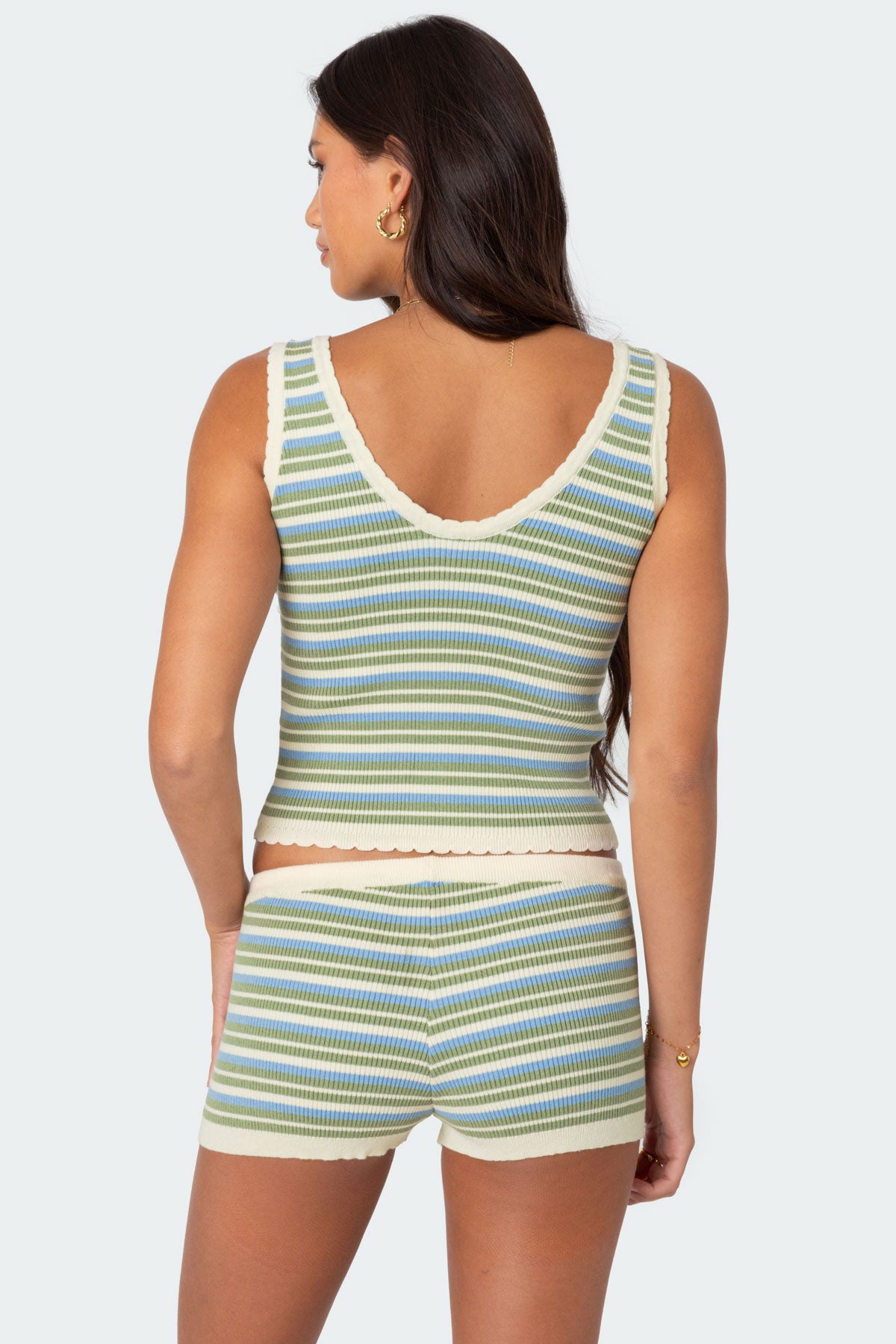 Serana Striped Knit Top