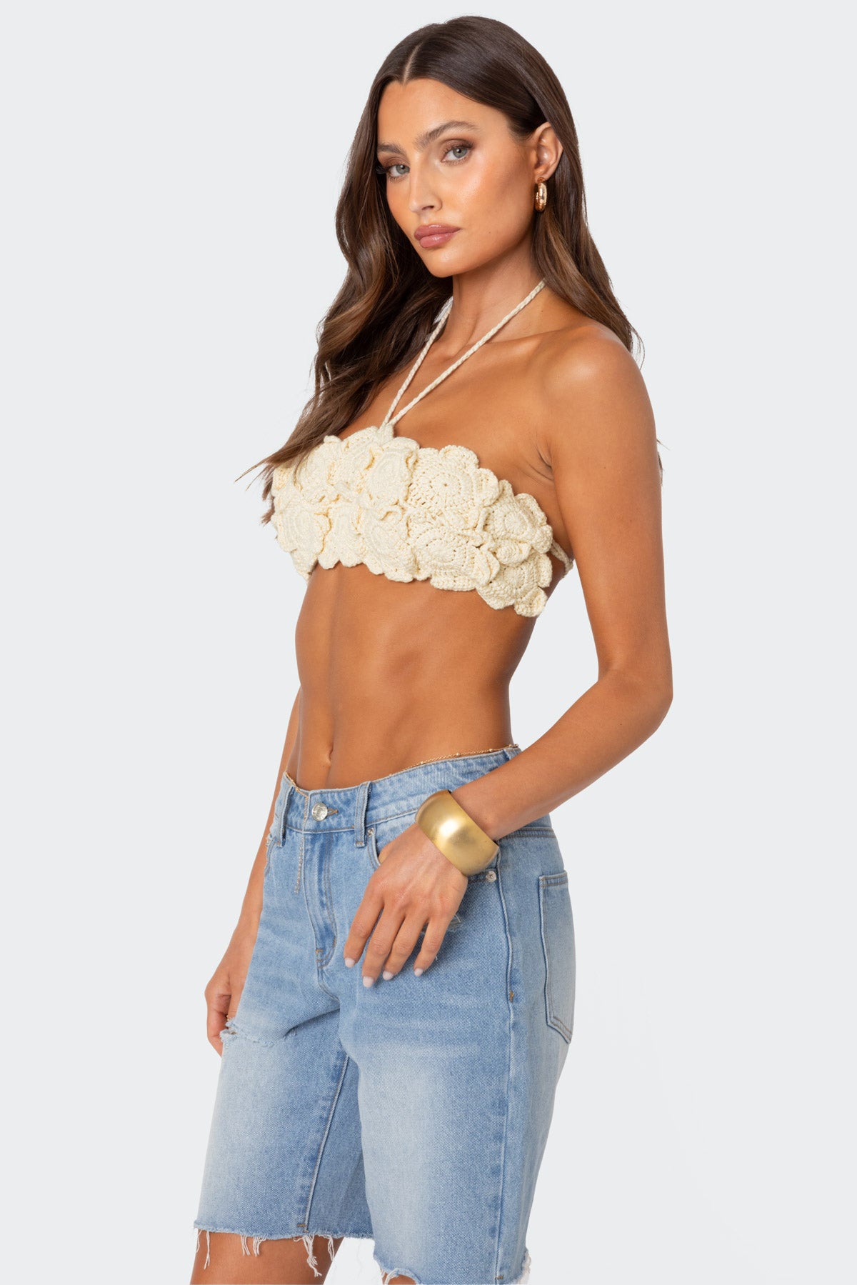 Flower Girl Crochet Crop Top