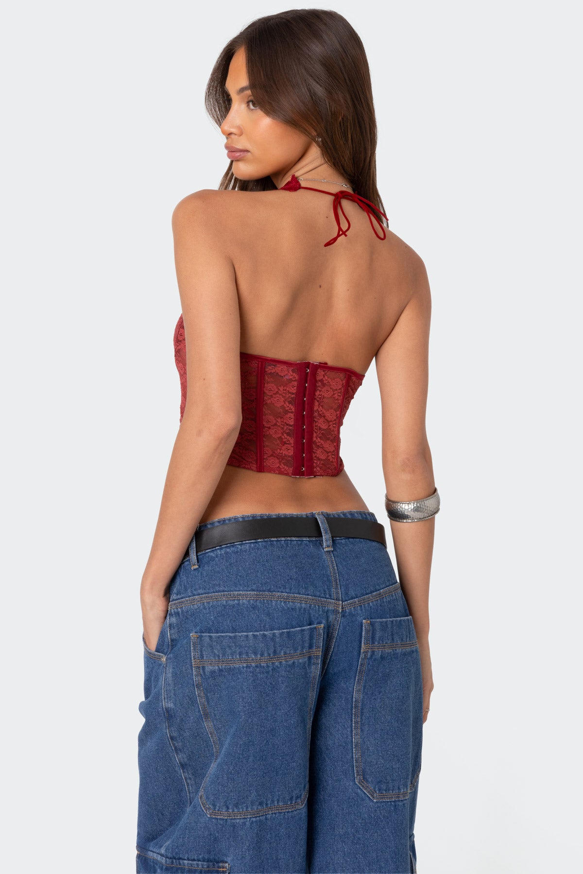 Chica Lace Halter Corset