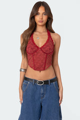 Chica Lace Halter Corset