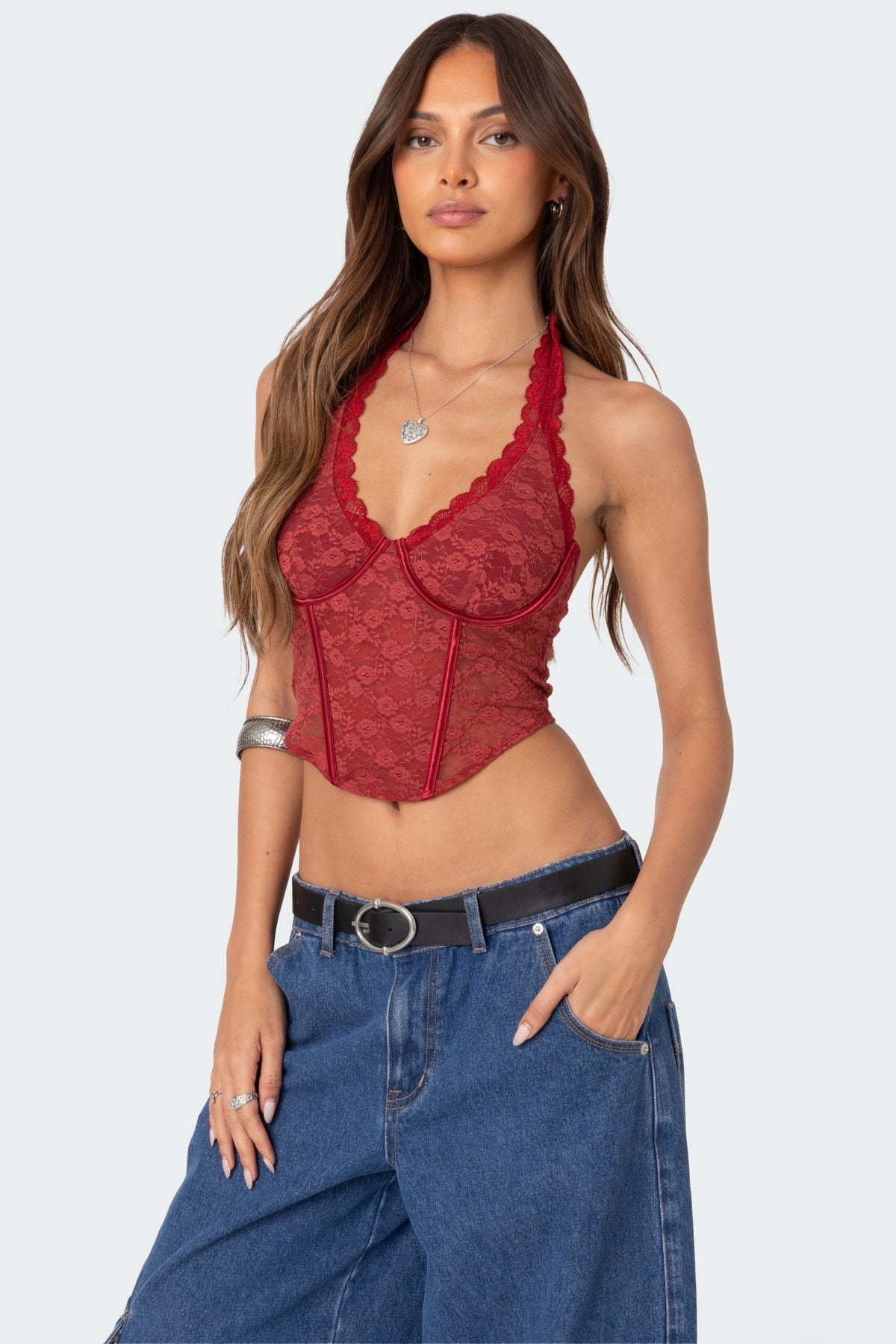 Chica Lace Halter Corset