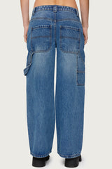 Petite Carpenter Low Rise Baggy Jeans
