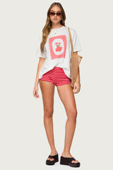 Hali Striped Knit Shorts