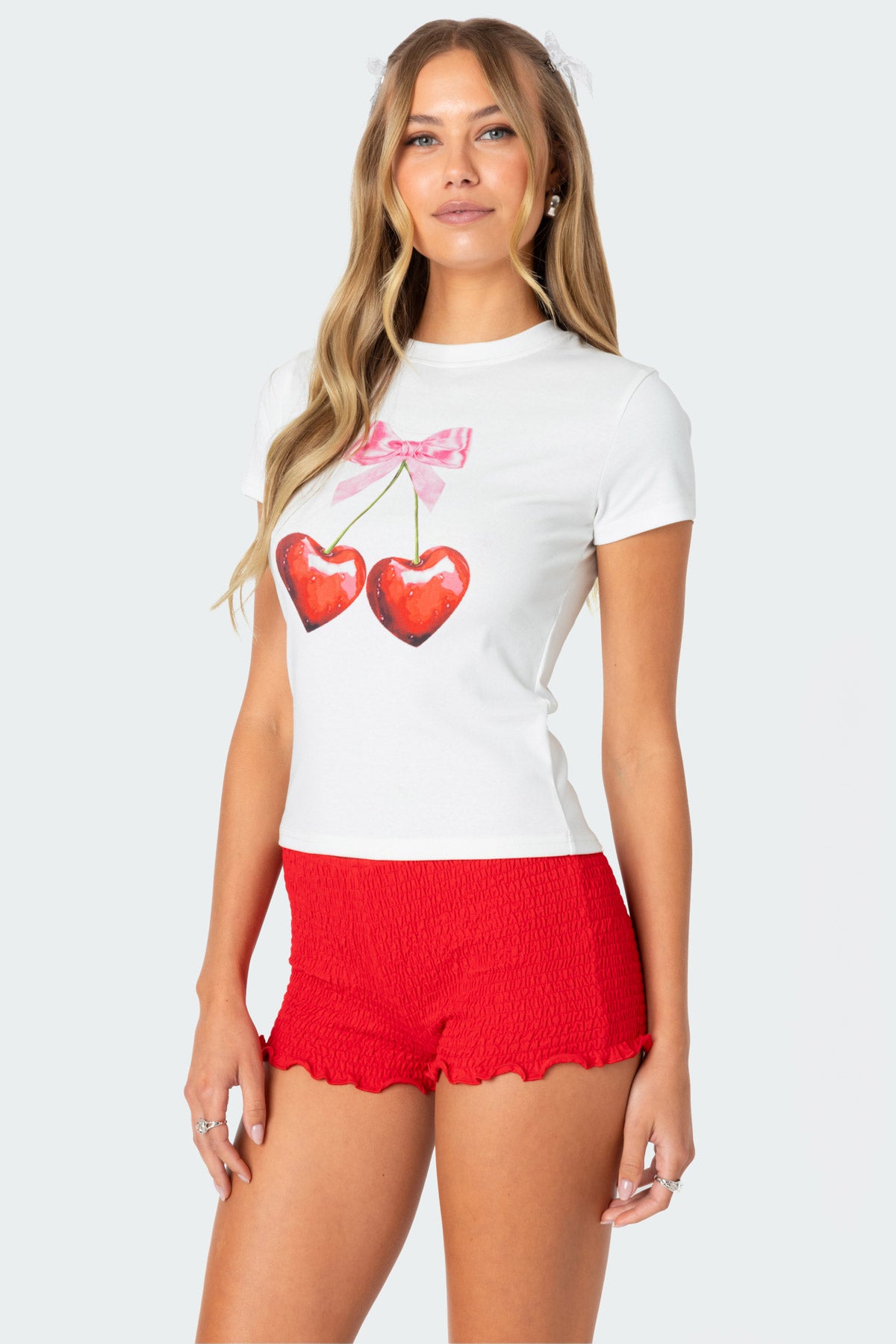 Cherry Heart T Shirt