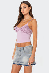 Veda Ruffled Tank Top