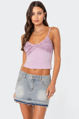 Veda Ruffled Tank Top