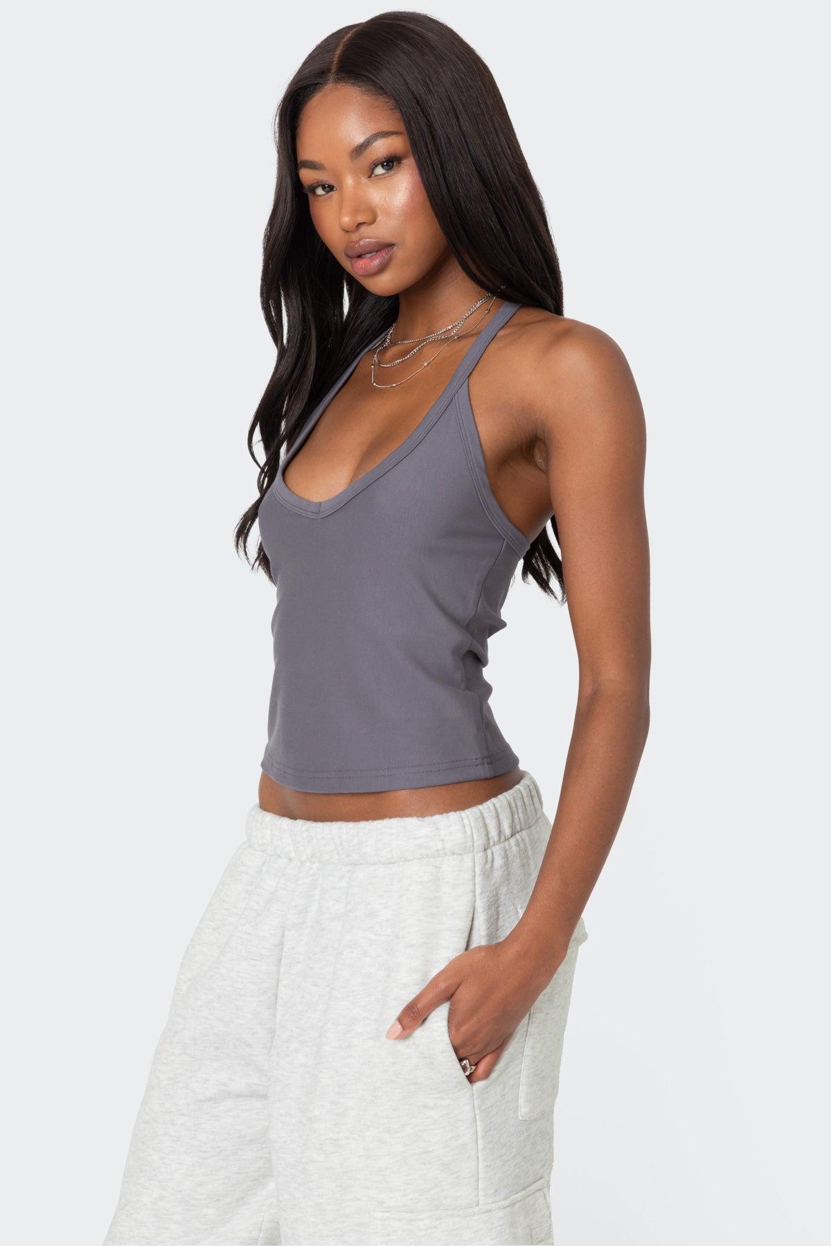 Racer Back Halter Top